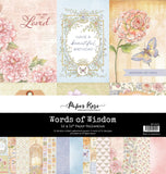 Paper Rose Paper, Words of Wisdom 12x12 Paper Collection