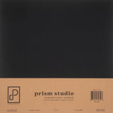Prism Studio Paper, 12X12 Bookmaker's Cardstock, 65lb - Black (25 Sheets)