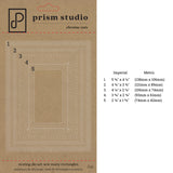 Prism Studio Die, Sew-Many Stitched Rectangles