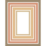 Prism Studio Die, Sew-Many Stitched Rectangles