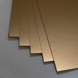 Prism Paper, 8.5X11 Whole Spectrum Foil Cardstock, Brushed Gold (5 Sheets)
