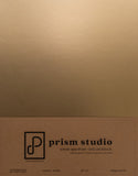 Prism Paper, 8.5X11 Whole Spectrum Foil Cardstock, Brushed Gold (5 Sheets)