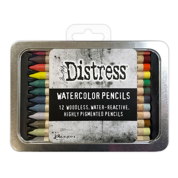 Tim Holtz Ink, Distress Watercolor Pencils - Set #5 (12pc)