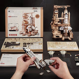 ROKR 3D Wooden Puzzle, Mechanical Gears - Space Shuttle