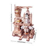 ROKR 3D Wooden Puzzle, Mechanical Gears - Space Shuttle