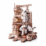 ROKR 3D Wooden Puzzle, Mechanical Gears - Space Shuttle