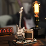 Rolife 3D Wooden Puzzle, Electric Guitar