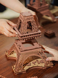 Rolife 3D Wooden Puzzle, Night of the Eiffel Tower