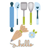 Spellbinders Die, Fluff, Frost & Roll by Tina Smith