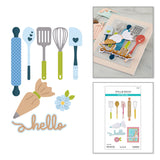 Spellbinders Die, Fluff, Frost & Roll by Tina Smith