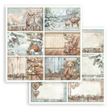Stamperia Paper, 12X12 Paper Pad, 10 Sheets  - The Owl's House
