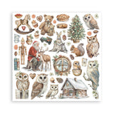 Stamperia Paper, 12X12 Paper Pad, 10 Sheets  - The Owl's House