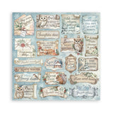 Stamperia Paper, 12X12 Paper Pad, 10 Sheets  - The Owl's House