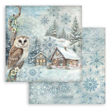 Stamperia Paper, 12X12 Paper Pad, 10 Sheets  - The Owl's House