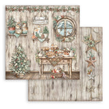 Stamperia Paper, 12X12 Paper Pad, 10 Sheets  - The Owl's House