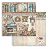 Stamperia Paper, 12X12 Paper Pad, 10 Sheets  - The Owl's House