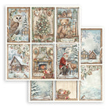 Stamperia Paper, 12X12 Paper Pad, 10 Sheets  - The Owl's House