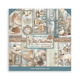 Stamperia Paper, 12X12 Paper Pad, 10 Sheets - White Christmas