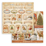 Stamperia Paper, 12X12 Paper Pad, 10 Sheets  - Silent Night