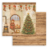 Stamperia Paper, 12X12 Paper Pad, 10 Sheets  - Silent Night