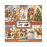 Stamperia Paper, 12X12 Paper Pad, 10 Sheets  - Silent Night