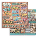 Stamperia Paper 12”x12”, 10 Double Sided Printed Sheets - Furry Friends 2