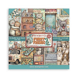 Stamperia Paper 12”x12”, 10 Double Sided Printed Sheets - Furry Friends 2