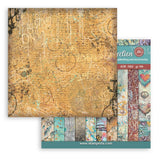 Stamperia Paper 8”x8”, 10 Double Sided Backgrounds Sheets - Furry Friends 2