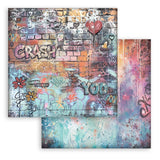 Stamperia Paper 8”x8”, 10 Double Sided Backgrounds Sheets - Furry Friends 2