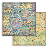 Stamperia Paper 8”x8”, 10 Double Sided Backgrounds Sheets - Furry Friends 2