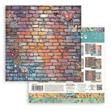 Stamperia Paper 8”x8”, 10 Double Sided Backgrounds Sheets - Furry Friends 2