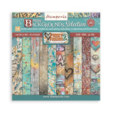 Stamperia Paper 12”x12”, 10 Double Sided Backgrounds Sheets - Furry Friends 2