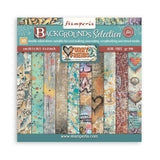 Stamperia Paper 8”x8”, 10 Double Sided Backgrounds Sheets - Furry Friends 2