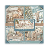 Stamperia Paper, 12X12 Paper Pad, Single Face - White Christmas