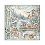 Stamperia Paper, 12X12 Paper Pad, Single Face - White Christmas