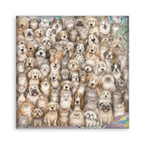 Stamperia Paper, 8”x8”, 22 Single Sided Printed Paper Sheets - Furry Friends 2