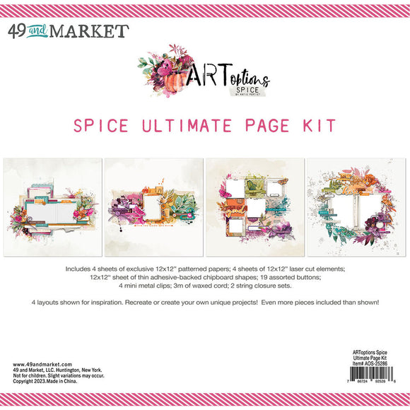 49 and Market Paper, Ultimate Page Kit - ARToptions Spice Collection