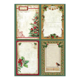 Stamperia Paper, Printed Art Junk Journal - Classic Christmas