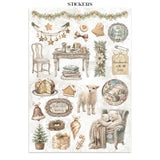 Stamperia Paper, Printed Art Junk Journal - White Christmas