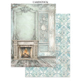 Stamperia Paper, Printed Art Junk Journal - White Christmas
