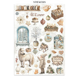 Stamperia Paper, Printed Art Junk Journal - White Christmas