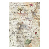 Stamperia Paper, Printed Art Junk Journal - Flowers And Poems