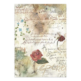 Stamperia Paper, Printed Art Junk Journal - Flowers And Poems
