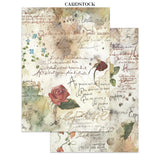 Stamperia Paper, Printed Art Junk Journal - Flowers And Poems