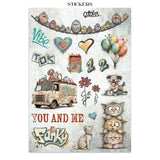 Stamperia Paper, Printed Art Junk Journal - Furry Friends 2