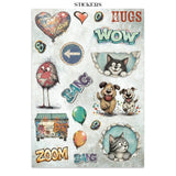 Stamperia Paper, Printed Art Junk Journal - Furry Friends 2