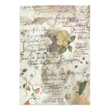 Stamperia Paper, Printed Art Junk Journal Focus Points, A5 - Flowers And Poems