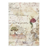 Stamperia Paper, Printed Art Junk Journal Focus Points, A5 - Flowers And Poems