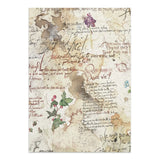 Stamperia Paper, Printed Art Junk Journal Focus Points, A5 - Flowers And Poems