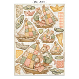 Stamperia Paper, Printed Art Junk Journal Focus Point, A5 - Cozy Family